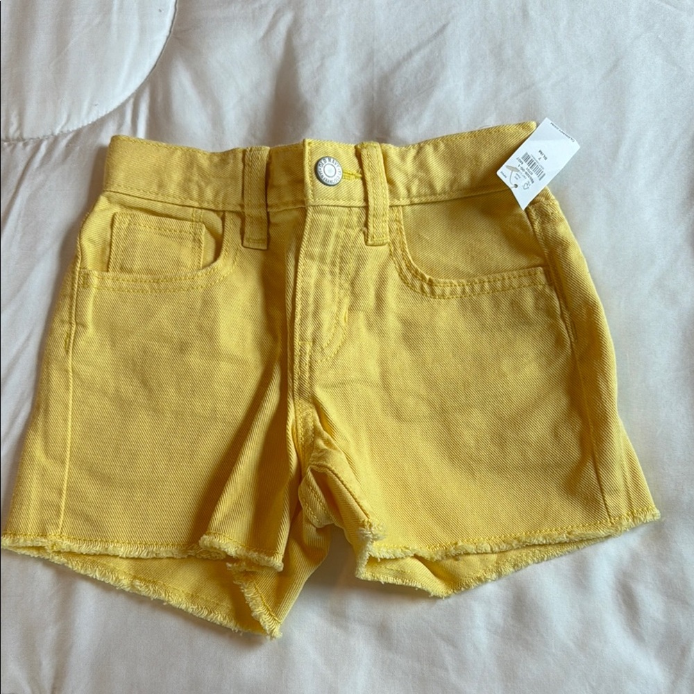 Yellow girl's Shorts